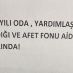 2024 YILI ODA , YARDIMLAŞMA SANDIĞI VE AFET FONU AİDATLARI HAKKINDA!